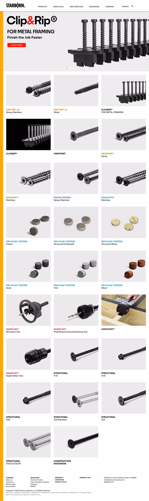 Starborn-Industries Homepage 1440px