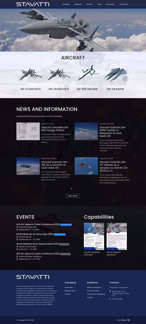 Stavatti-Aerospace Homepage 1440px