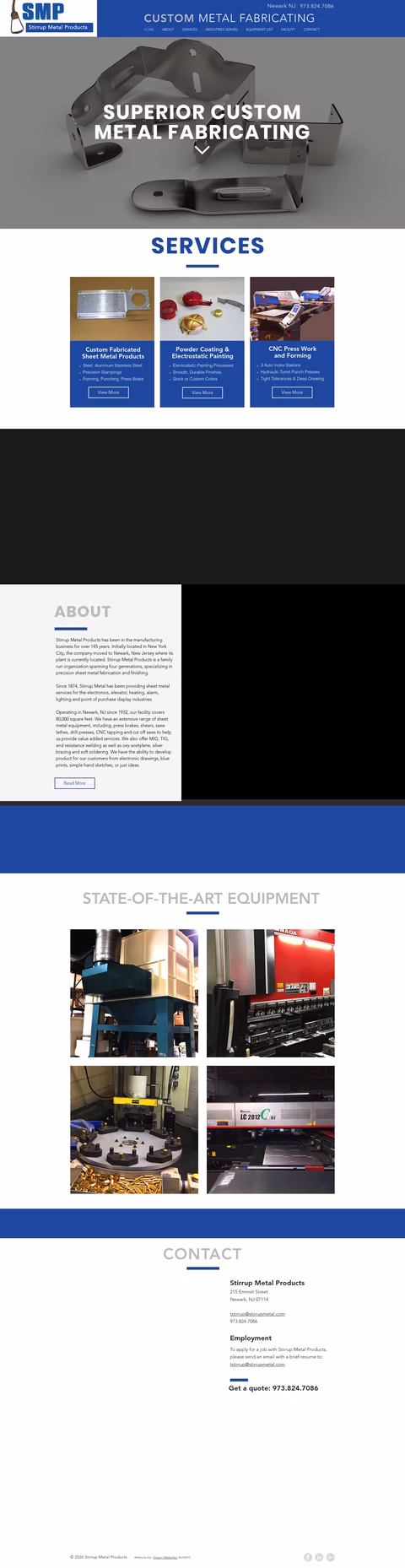 Stirrup-Metal-Products Homepage 1440px