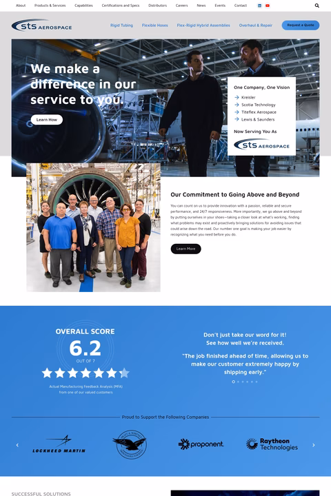 Sts-Aerospace Homepage 1440px