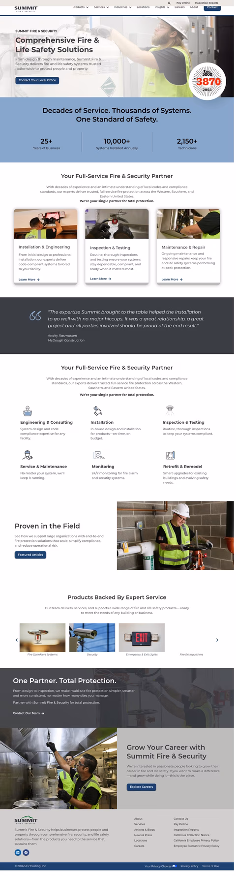 Summit-Fire-Security Homepage 1440px