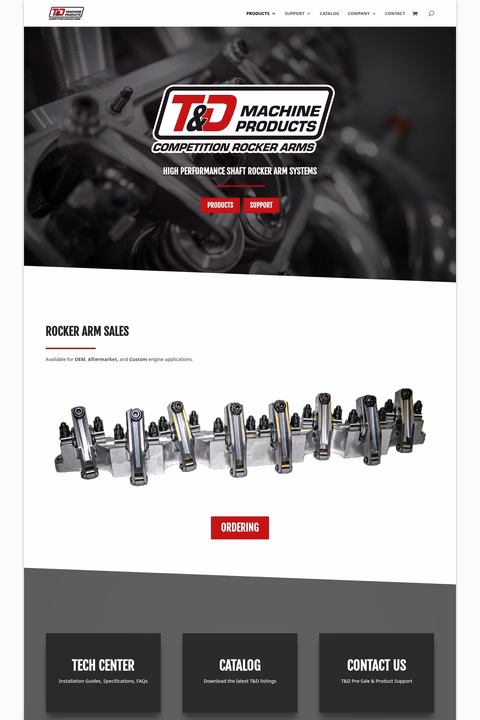 T-D-Machine-Products Homepage 1440px