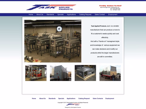 Task-Applied-Products Homepage 1440px
