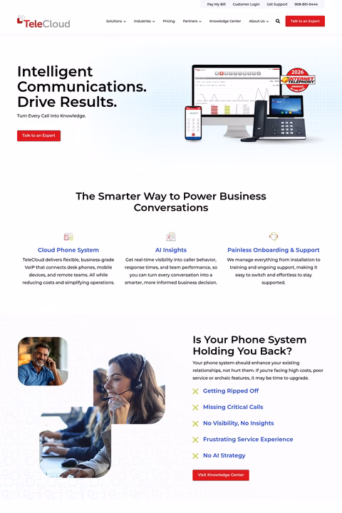 Telecloud Homepage 1440px
