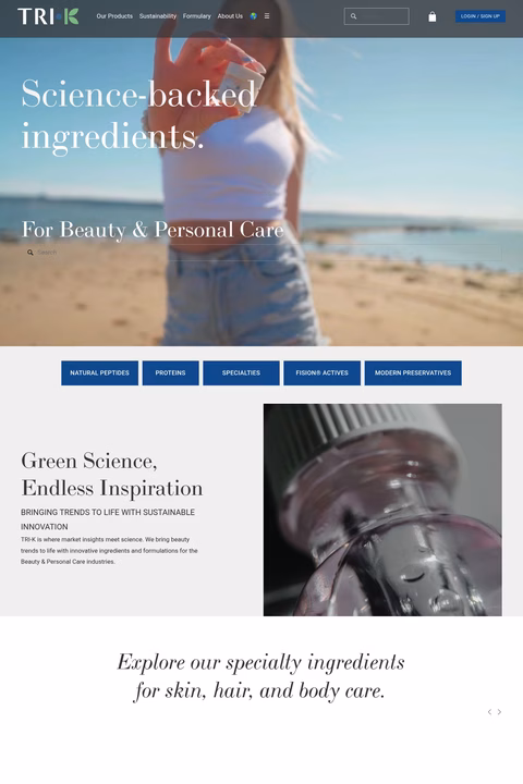 Tri-K-Industries Homepage 1440px