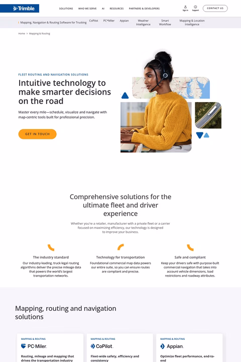 Trimble-Maps Homepage 1440px