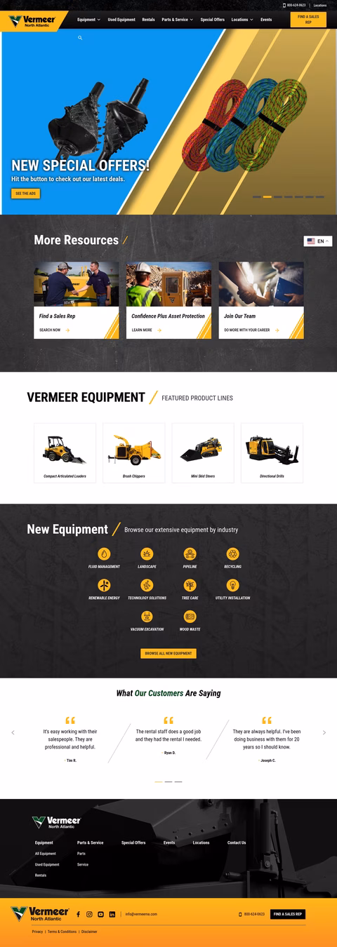 Vermeer-North-Atlantic Homepage 1440px