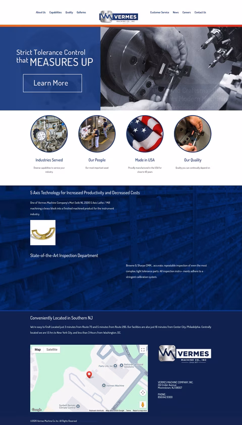 Vermes-Machine-Company Homepage 1440px