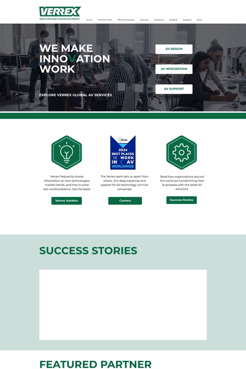 Verrex Homepage 1440px