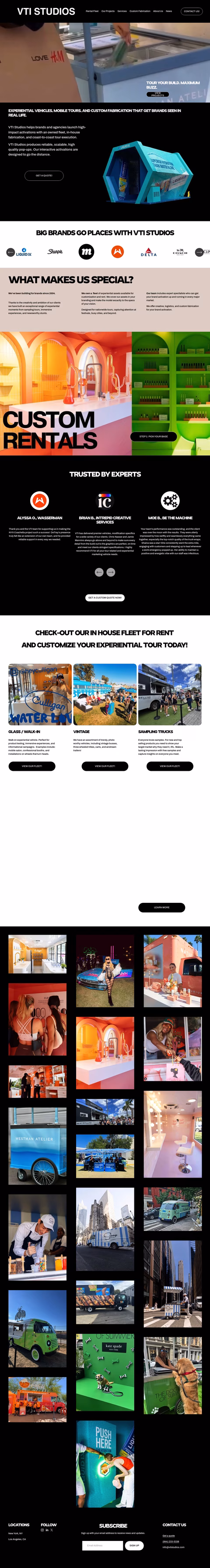 Vti-Studios Homepage 1440px