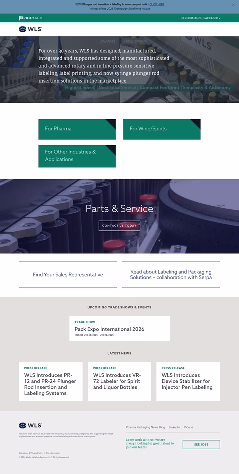 Weiler-Labeling-Systems Homepage 1440px