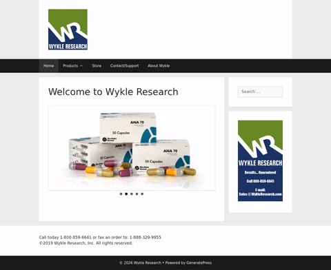 Wykle-Research Homepage 1440px