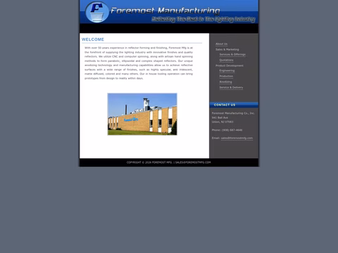 Foremost-Manufacturing Homepage 1440px