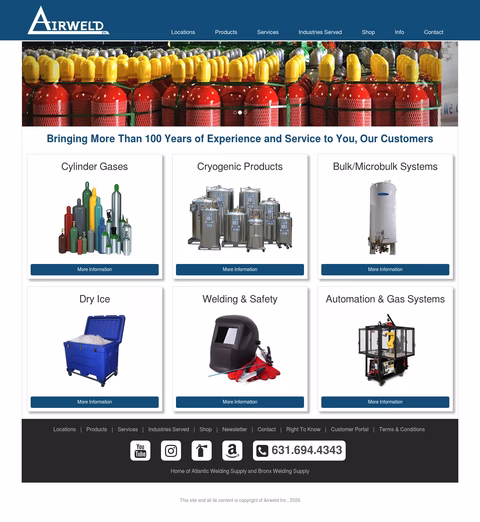 Airweld Homepage 1440px