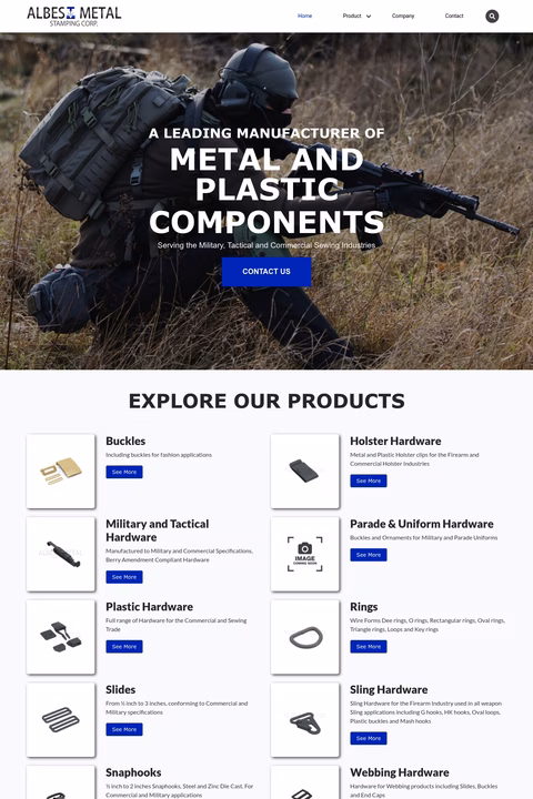 Albest-Metal-Stamping Homepage 1440px