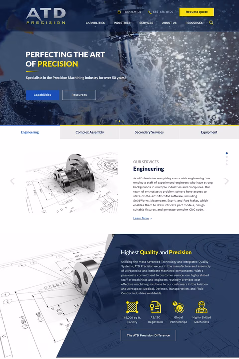 Allstate-Tool-Die Homepage 1440px