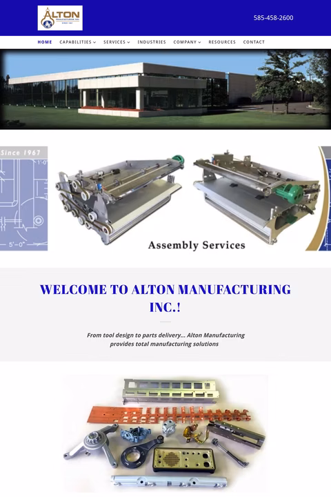 Alton-Manufacturing Homepage 1440px