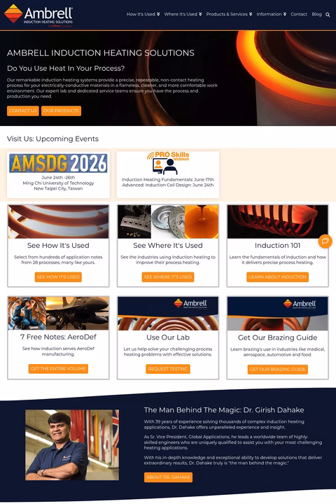 Ambrell-Corporation Homepage 1440px