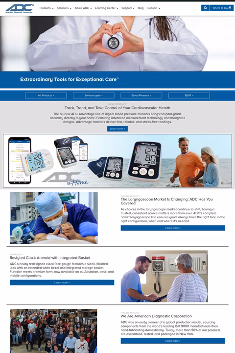 American-Diagnostic-Corporation Homepage 1440px