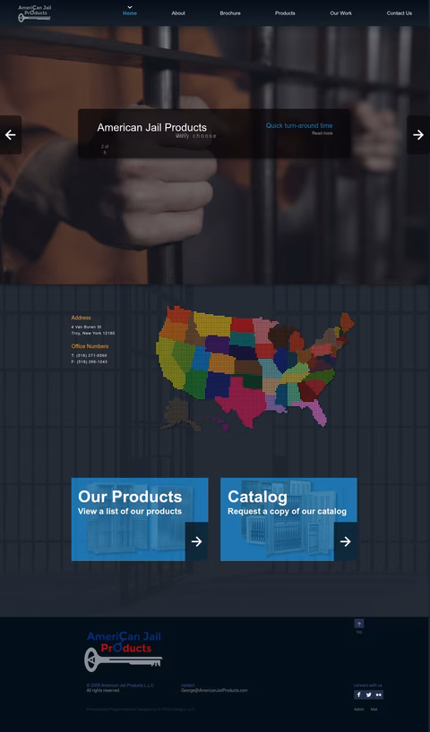 American-Jail-Products Homepage 1440px