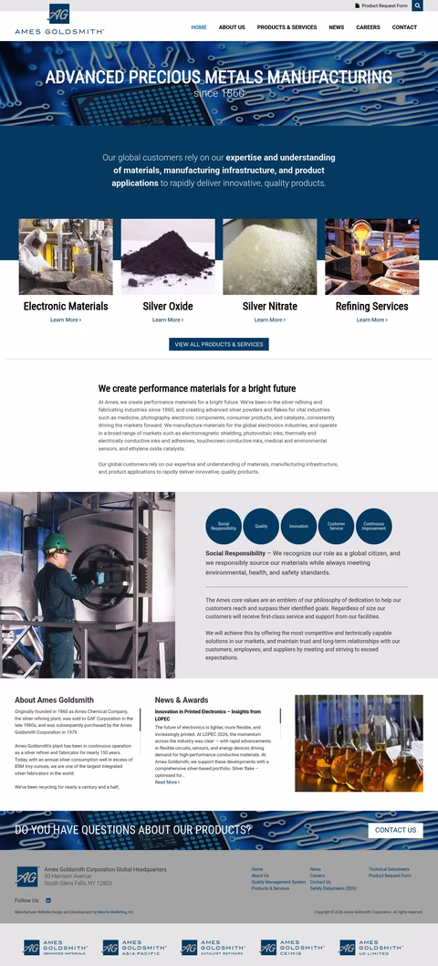 Ames-Goldsmith Homepage 1440px