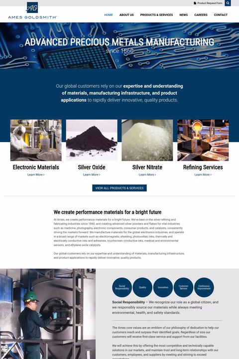 Ames-Goldsmith Homepage 1440px