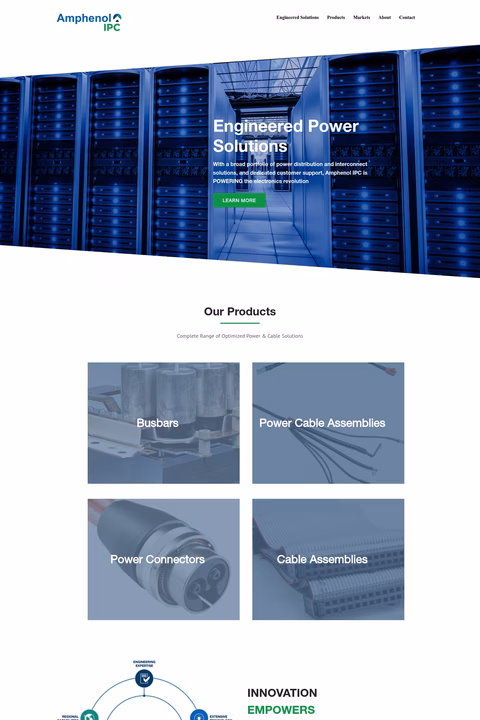 Amphenol-Ipc Homepage 1440px