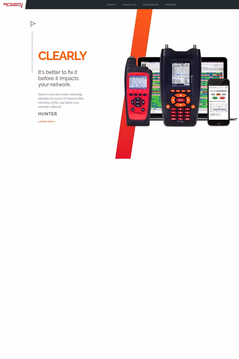 Arcom-Digital Homepage 1440px