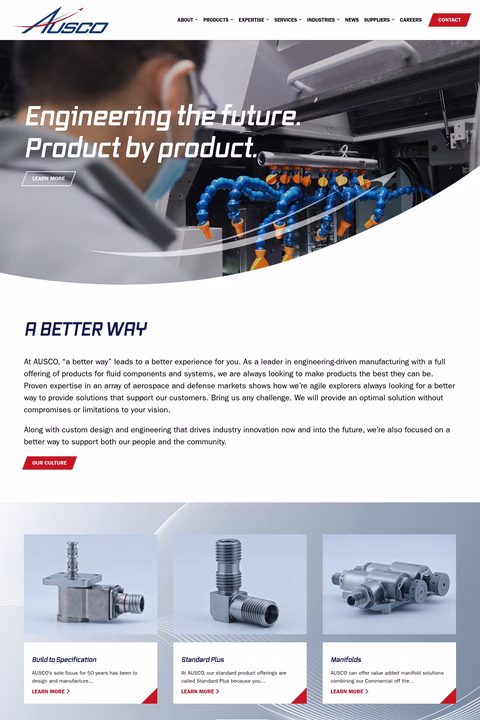 Ausco Homepage 1440px