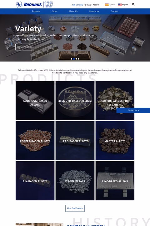 Belmont-Metals Homepage 1440px