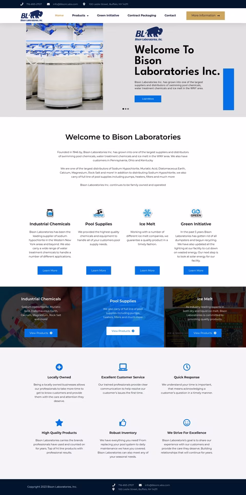 Bison-Labs Homepage 1440px