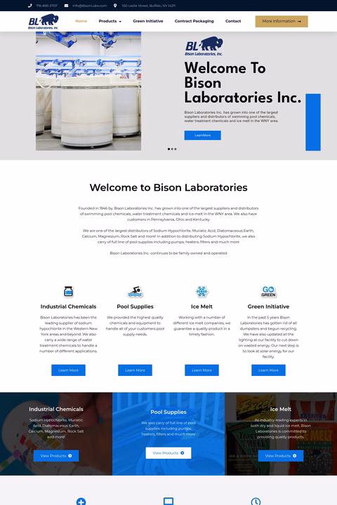 Bison-Labs Homepage 1440px