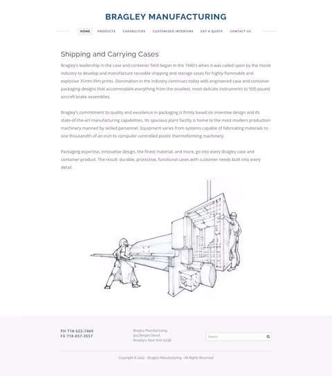 Bragley-Manufacturing Homepage 1440px