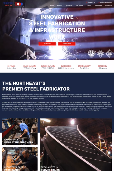 Brakewell-Steel-Fabricators Homepage 1440px