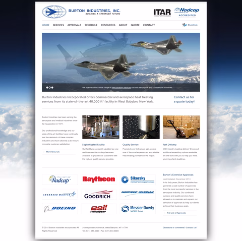 Burton-Industries Homepage 1440px