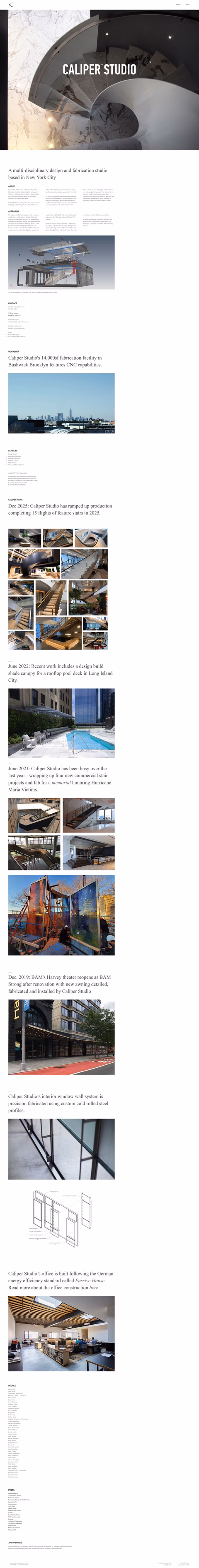 Caliper-Studio Homepage 1440px