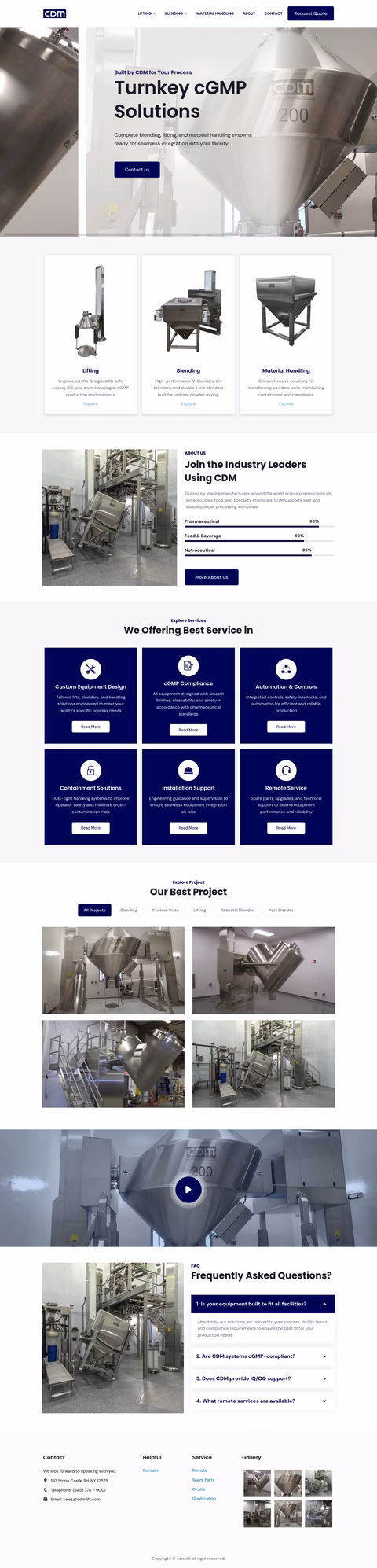 Cdm-Lift Homepage 1440px