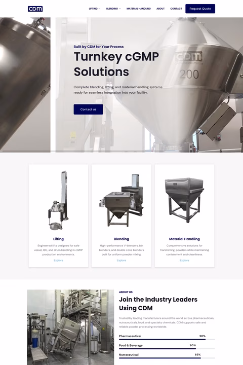 Cdm-Lift Homepage 1440px