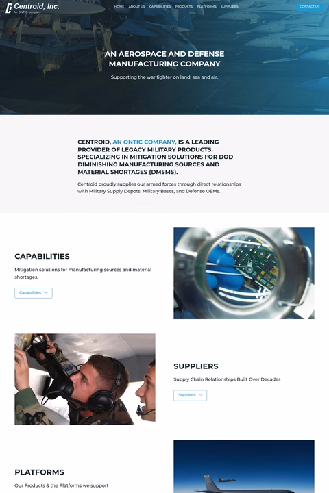 Centroid Homepage 1440px