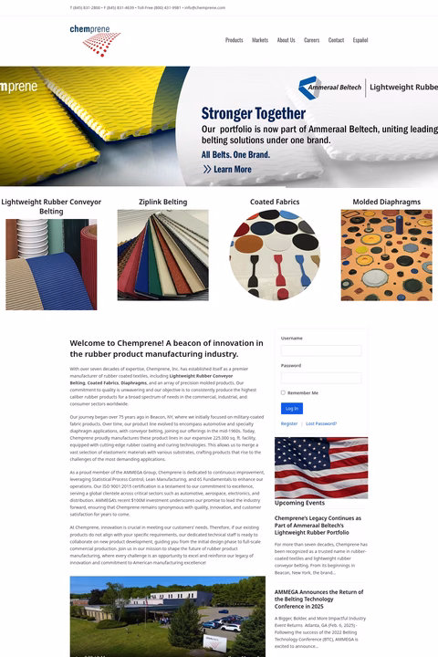 Chemprene Homepage 1440px