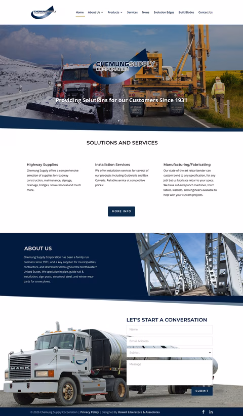 Chemung-Supply-Corporation Homepage 1440px