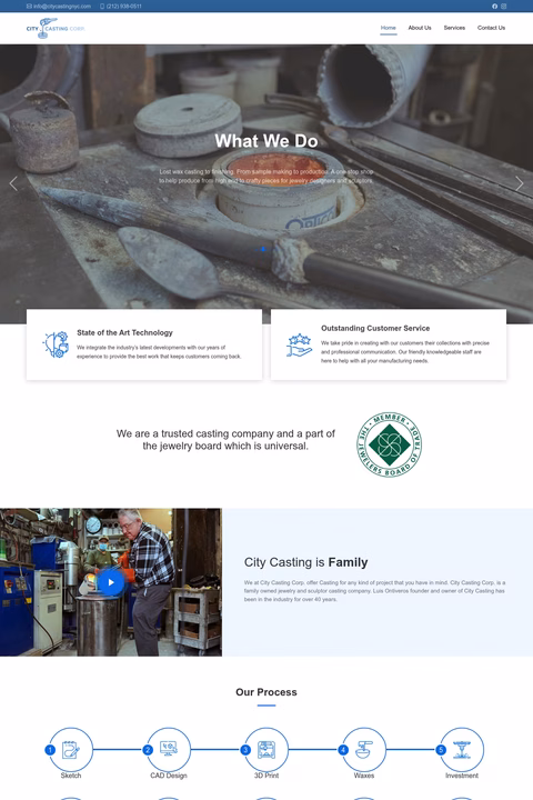 City-Casting Homepage 1440px