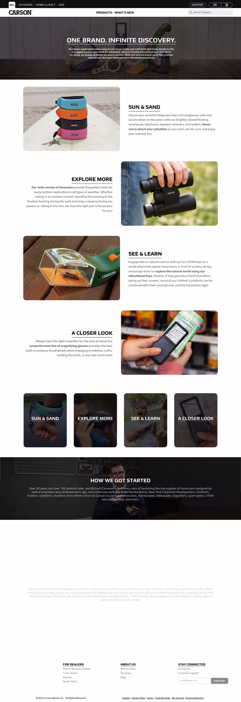 Carson-Optical Homepage 1440px