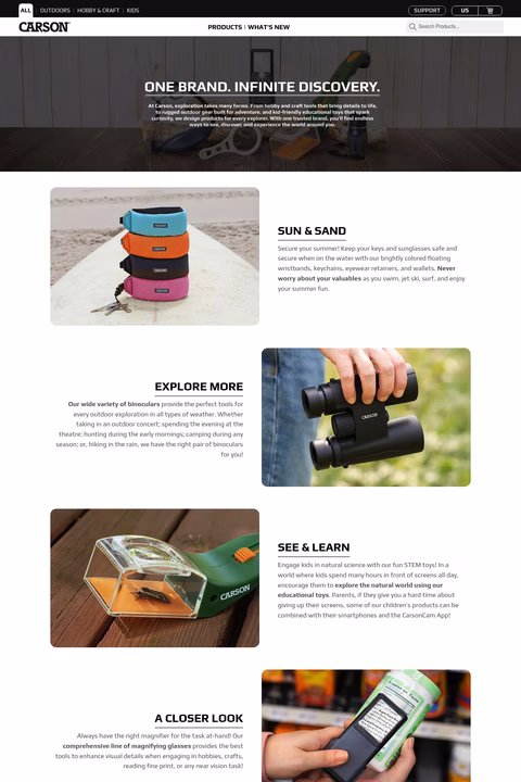 Carson-Optical Homepage 1440px