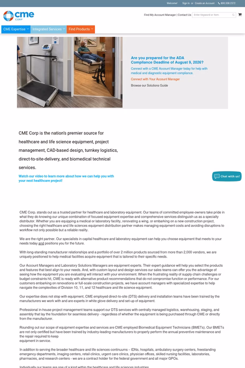 Cme-Corporation Homepage 1440px