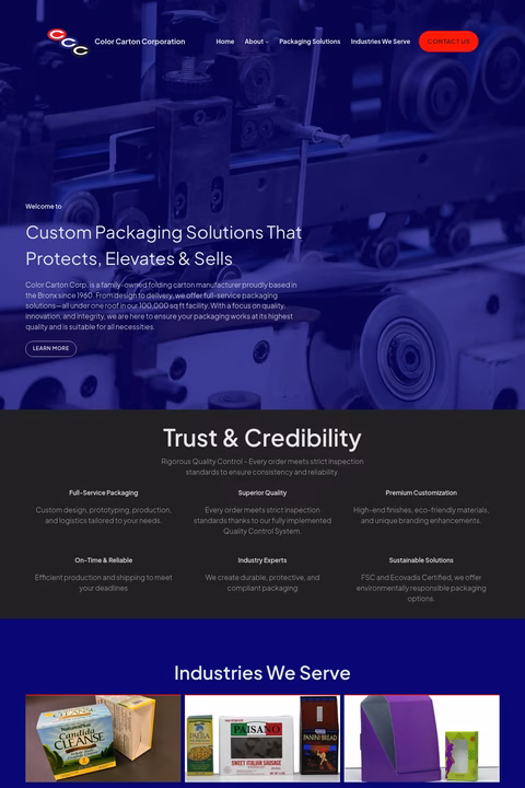 Color-Carton-Corporation Homepage 1440px