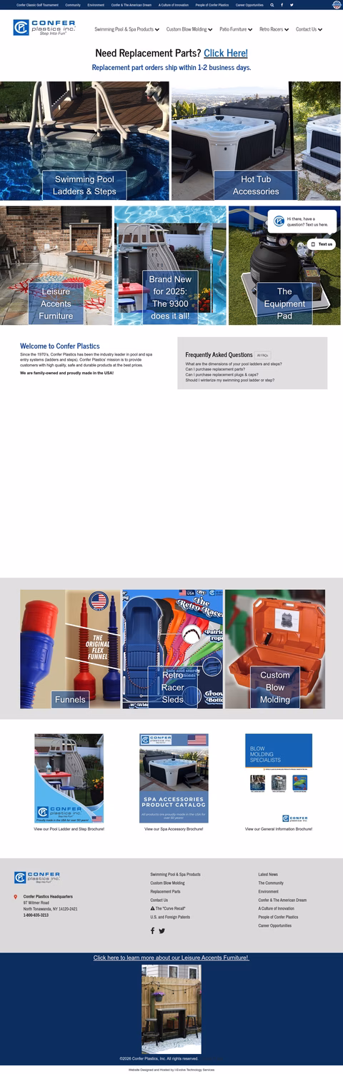 Confer-Plastics Homepage 1440px