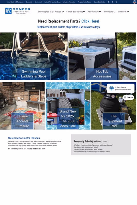 Confer-Plastics Homepage 1440px