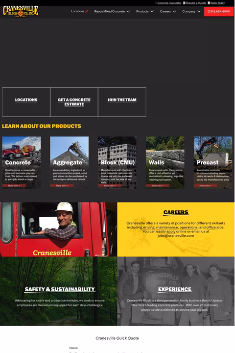Cranesville-Block-Company Homepage 1440px