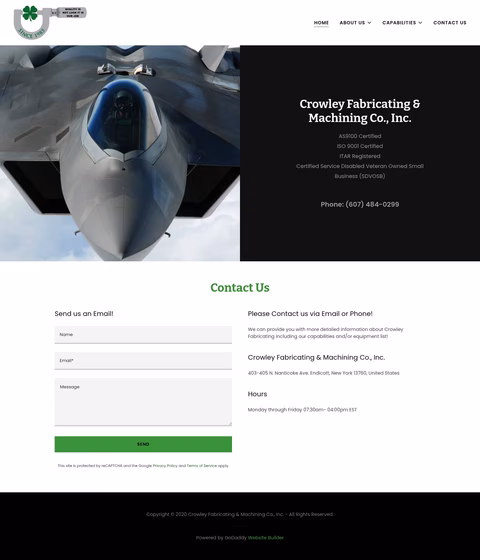 Crowley-Fabricating-Machining Homepage 1440px